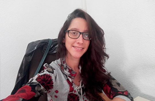 Cristina Egea voluntaria de Cuerpo Europeo de Solidaridad