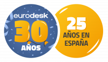 logo Eurodesk 30 años y 25 en España